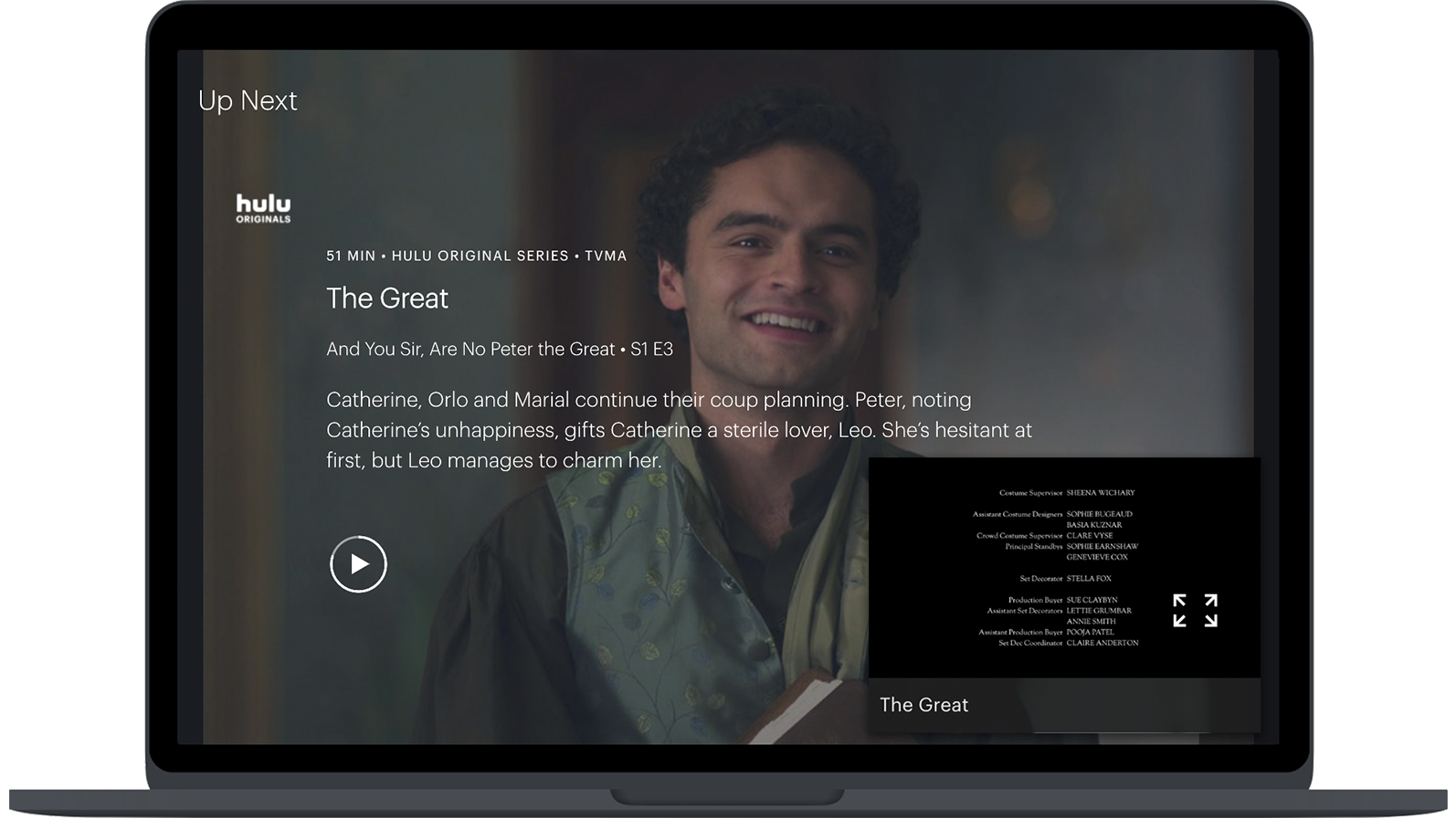 Como faço para voltar para uma temporada anterior no Hulu?